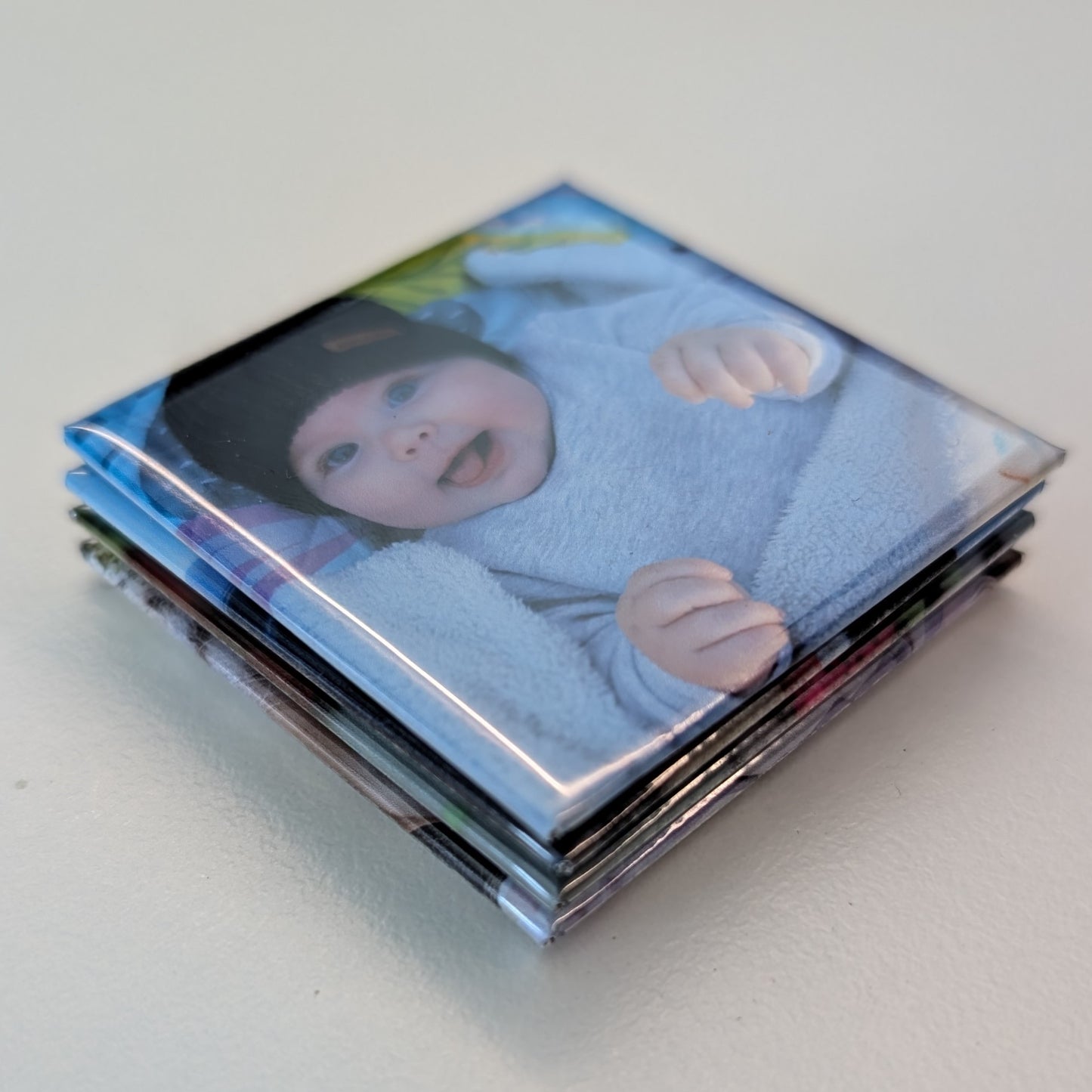 Set of 4 custom photo magnets